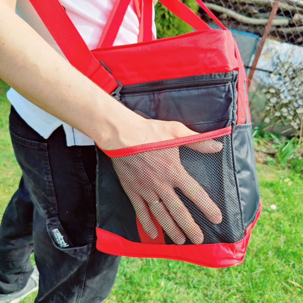 Термосумка АйсБриз 15 л. / Сумка - холодильник 32х26х26 см., с карманами, ручками и плечевым ремнем